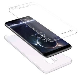 Samsung S9+ Clear Rubber Full body Case